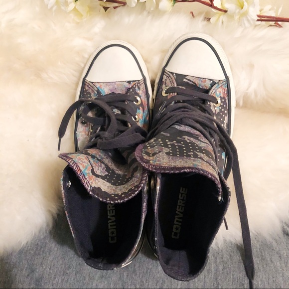 CONVERSE Hi-tops / Camo Print - Picture 3 of 8
